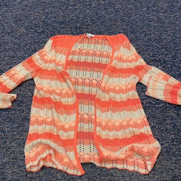 Christopher & Banks Sweaters - Christopher & Banks Crotchet Cardigan sz. L